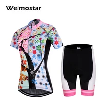 Weimostar Ropa Ciclismo Женская команда Велоспорт Джерси велосипед короткий рукав одежда Велоспорт костюм шорты комплект