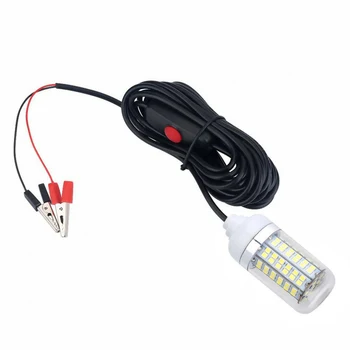 

Underwater Fishing Light LED Lures Fish Finder Lamp For Attracts Prawns Squid Krill 12V Waterproof