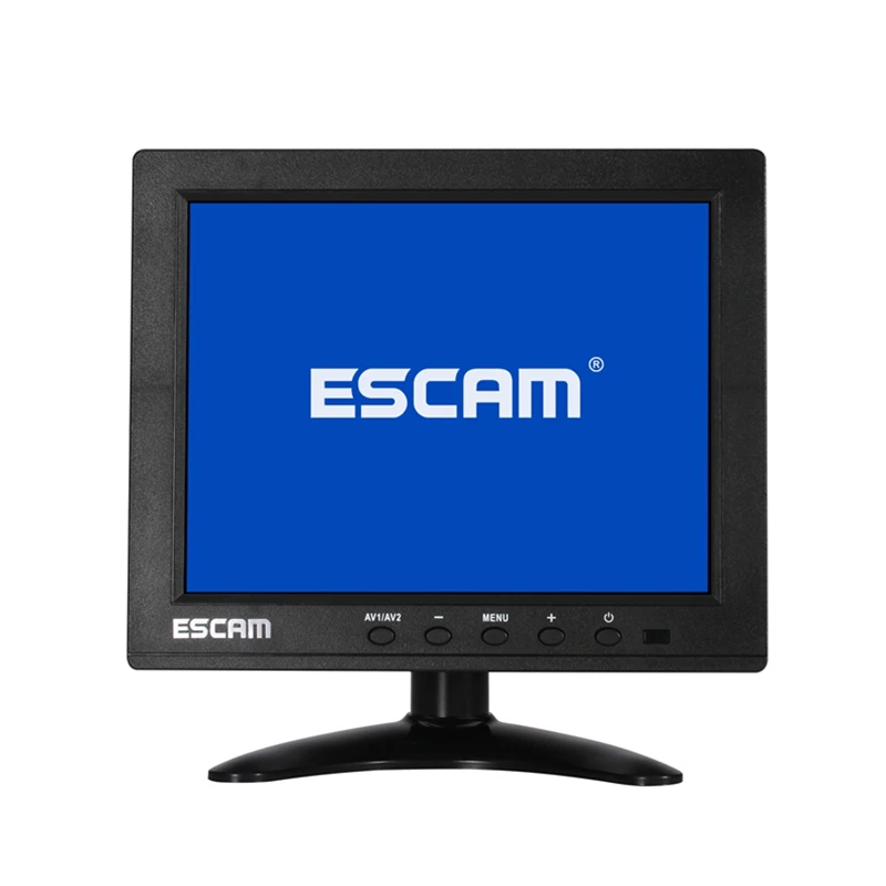 Высокое качество ESCAM T08 8 дюймов TFT lcd 1024x768 монитор с VGA AV BNC USB FPV монитор для ПК CCTV камера безопасности