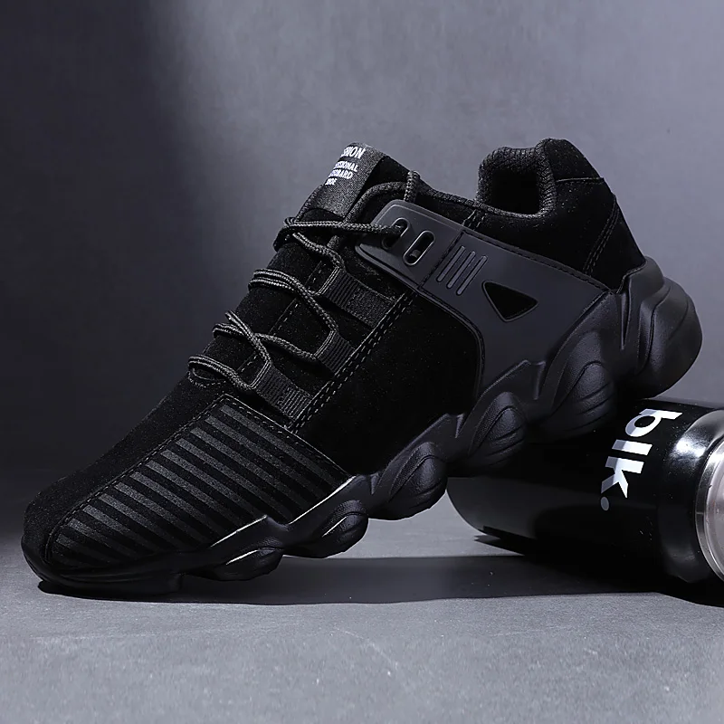 

2019 Hot Fashion Lace-up Men Flats Shoes Breathable Casual Shoes Men Lightweight Outdoor Walking Shoes Comfortable Sneakers
