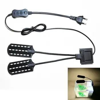 

Aquarium Led Lighting 220V Waterproof Clip-on Lamp 5W/15W LED Aquarium Light Plants Grow White Color Lighting EU Plug