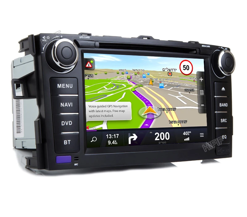 Clearance HIFIF 2 Din 1024*600 Quad Core Android 7.1.2 Car DVD GPS Navigation For Toyota Corolla 2007-2013 Car Head Unit +RDS/ 3G/4G/WIFI 4