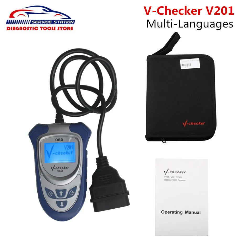 

Best V-Checker V201 Professional OBD2 Scanner Vchecker V201 With Canbus