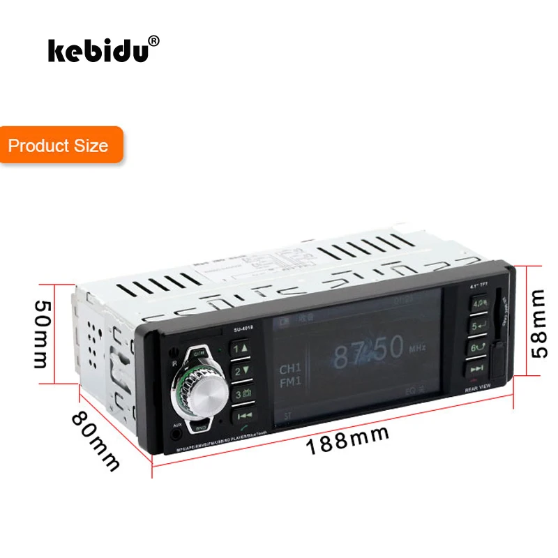 Mp3 плеер kebidu 3 6 дюйма HD Scrren MP5 аудио стерео радио Bluetooth FM с ИК пультом