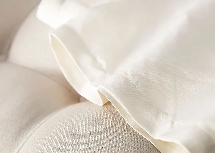 Женские летние шорты из шелка и хлопка, повседневные шорты из 50% шелка тутового цвета, размеры M, L, XL
