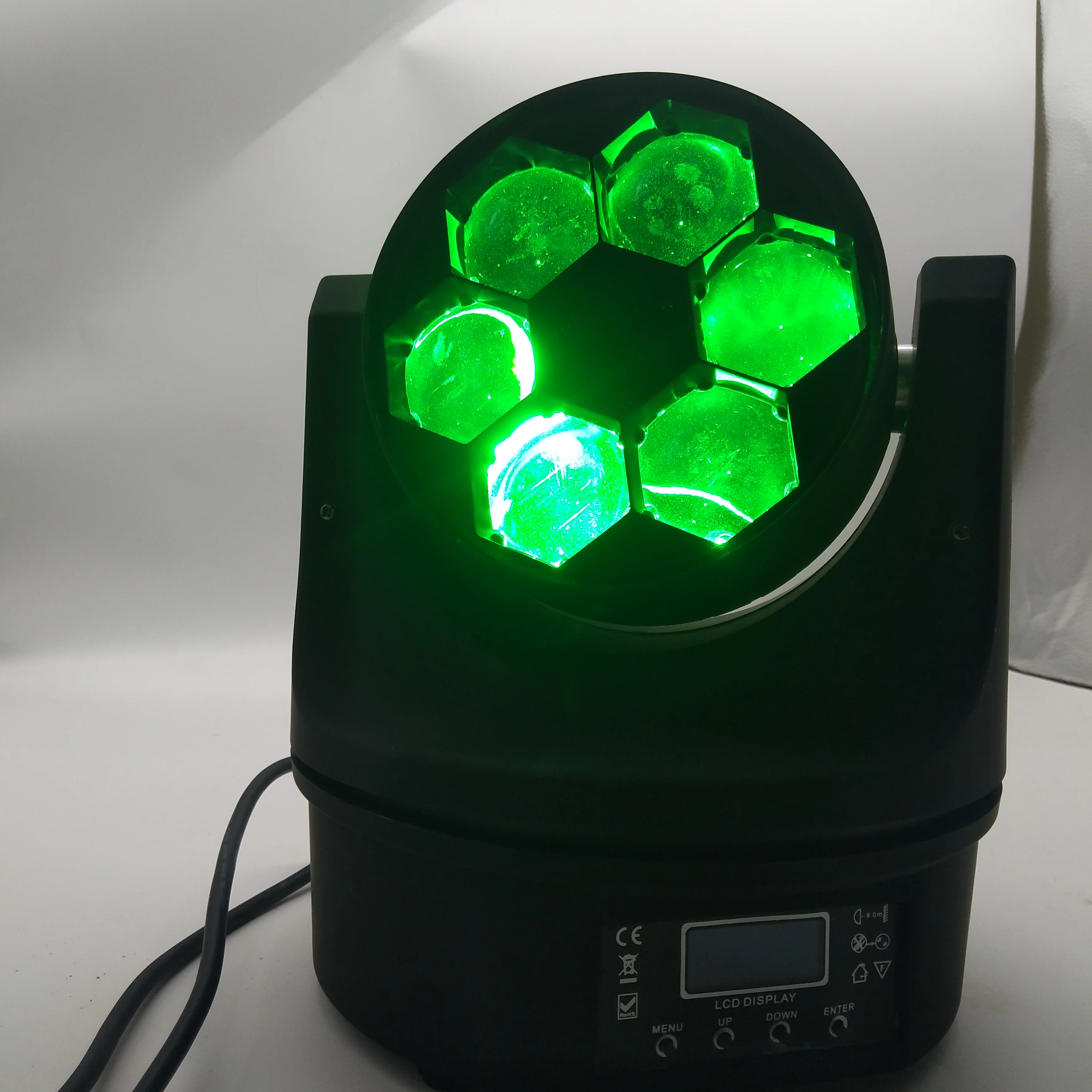 

2PCS Fast delivery 6x15W 4in1 6 bee-eye moving head light lens RGBW DMX party disco DJ beam light stage lighting equipment