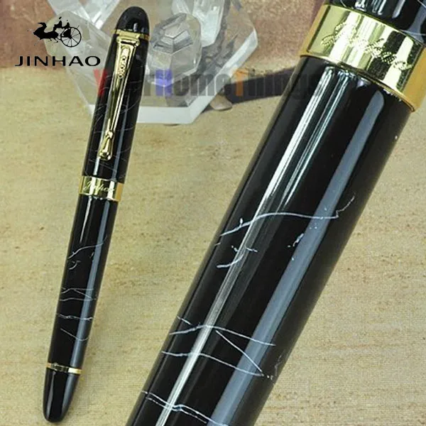 

JINHAO X450 fountain pen Iraurita Golden Clip pens caneta Business pen for writing 18 KGP Nib ink pen office supplies