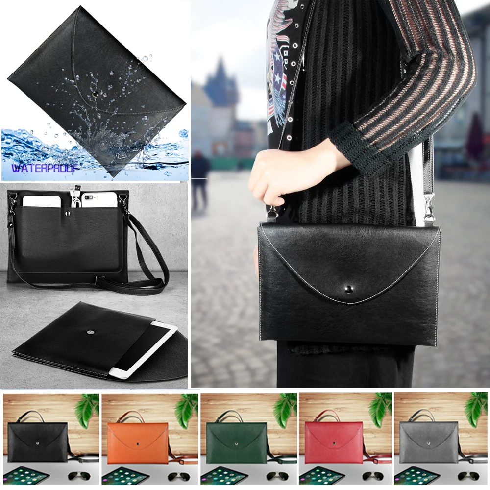 

Waterproof Case Pouch For iPad 2/3/4 9.7 inch Cover For Apple iPad Pro 9.7 High Quality Leather Sleeve Shoulder Bag