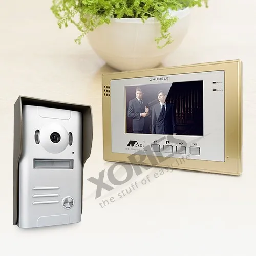 

HOMSECUR New Hardwired 7" LCD Video Door Phone Intercom System With Waterproof Camera
