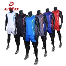 Etto – combinaison de volley-ball professionnel pour hommes, short et sans manches à séchage rapide, maillot, vêtements d'entraînement, HXB025