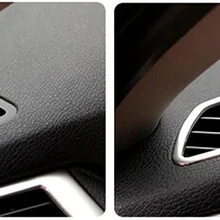 Для BMW X6 E71 2009 2010 2011 2012 2013 Нержавеющая Стайлинг внутренний верхний Кондиционер Vent Выход Накладка 2 шт