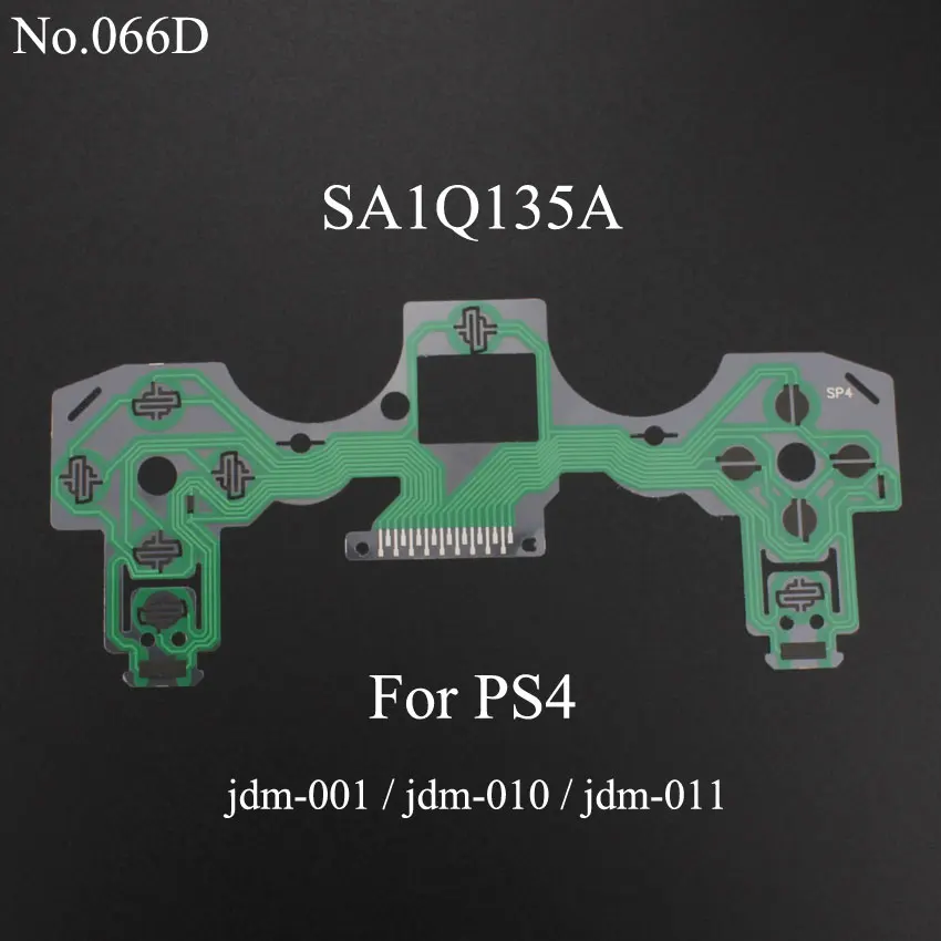 Юйси кнопки ленточная печатная плата для PS2 PS3 Dualshock PS4 Pro Slim JDM 030 040 проводящая пленка для контроллера пленочная клавиатура гибкий кабель - Цвет: 066D