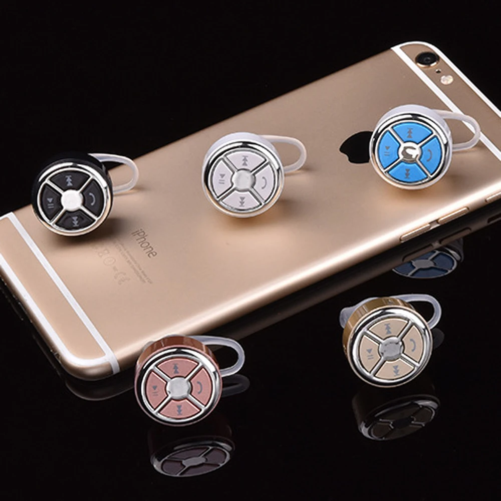 Qijiagu Nirkabel Bluetooth Earphone Earphone Bebas Genggam dengan Mikrofon untuk Android iPhone Handphone MP3 MP4