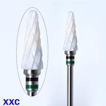 Керамика и сверлами для ногтей новая салфетка для электрическое сверло для салона биты керамическая пилка для ногтей, для маникюра, педикюра Керамика фреза оборудование