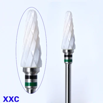 

Ceramic nail drill bits new nail salon electric drill bits ceramic nail file manicure pedicure Ceramic milling cutter equipment