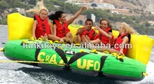 Pvc Tarpaulin Durable Inflatable Fly Fish Water Crazy UFO for Water Sports Games