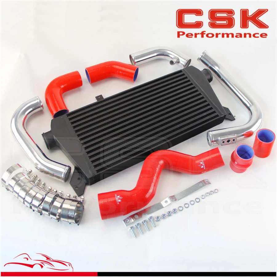 Переднее Крепление интеркулера + комплект труб подходит для Audi A4 1 8 T Turbo B6 Quattro 02 06