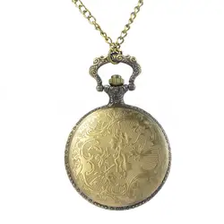 Ретро старинные карманные часы Верховая езда Стильные кварцевые часы для мужчин для женщин подвесной ожерелье часы