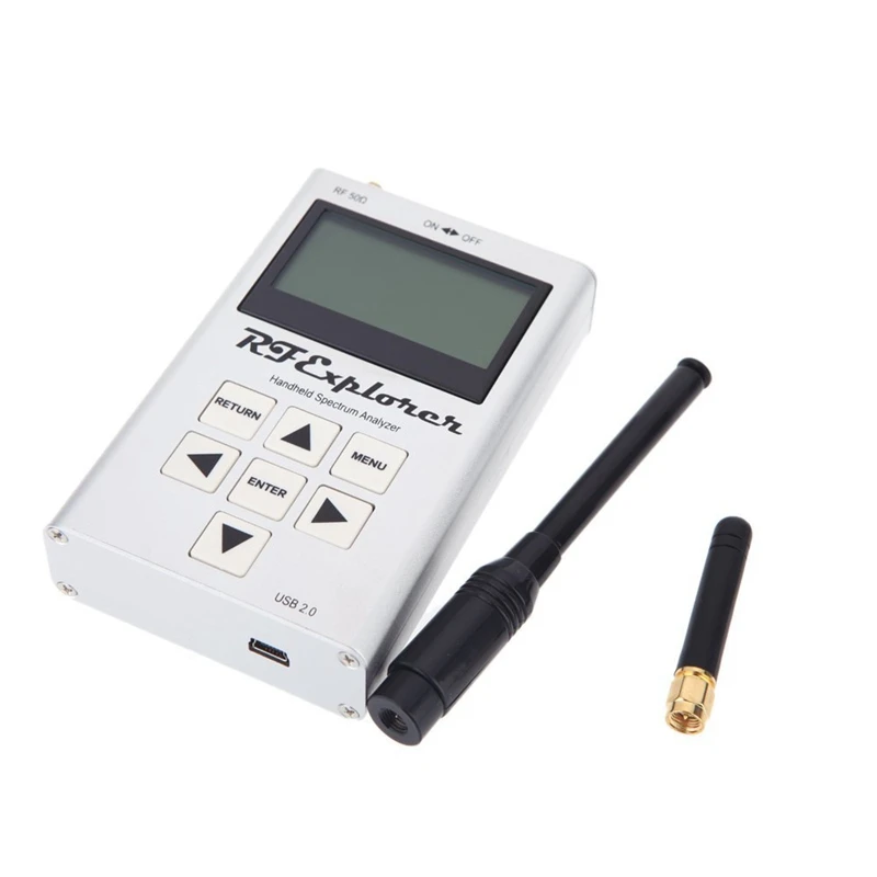 HHO-RF Explorer-3G Combo 15-2700 МГц Ручной цифровой анализатор спектра ЖК-дисплей 15-2700 МГц 112 кГц-600 МГц 113*70*25 мм