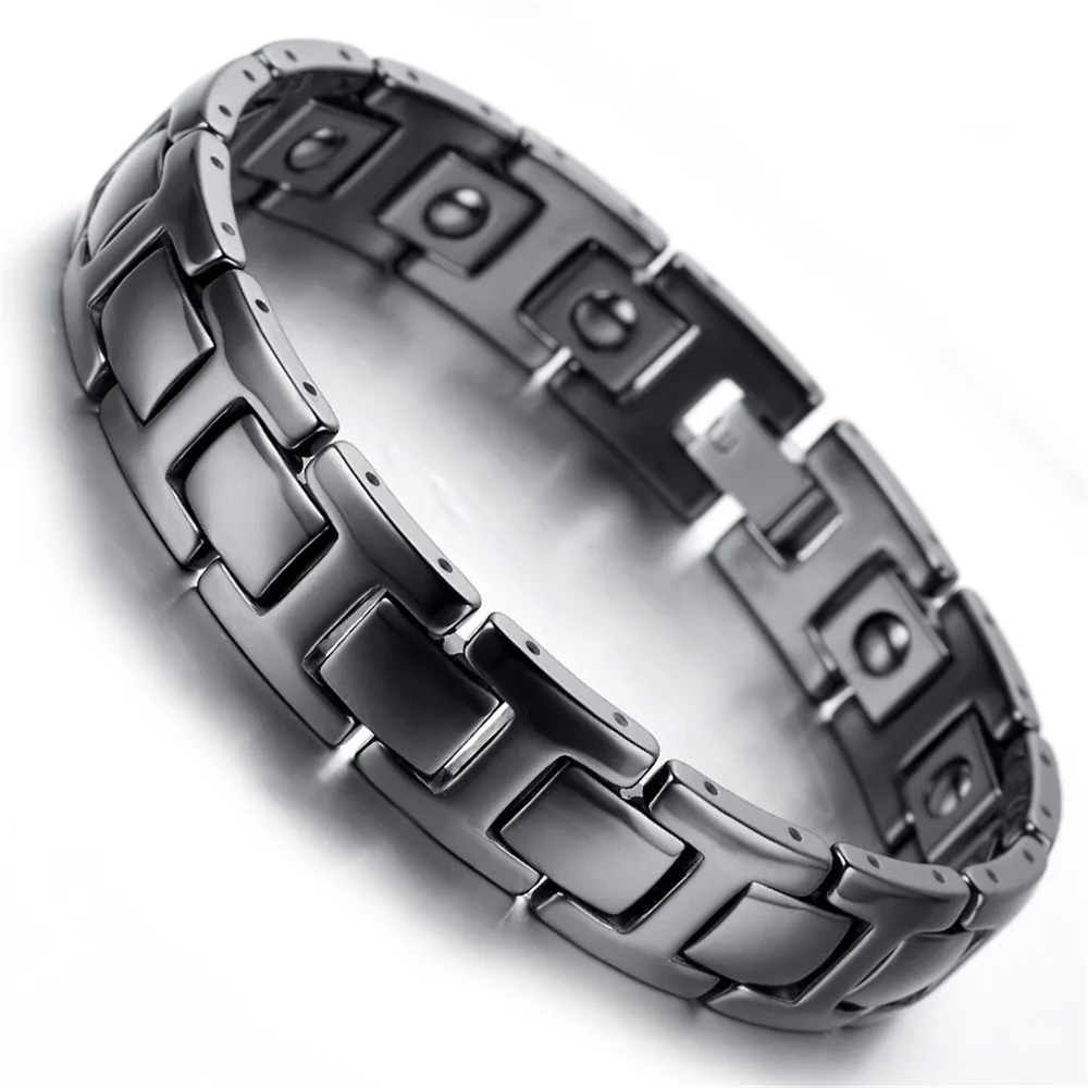 Mens Tungsten Bracelet Black 7 9 Kb1947 