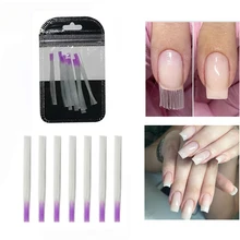 Стекловолоконные ногти полигель Набор для ногтей акриловый поли гель розовый, белый, прозрачный УФ светодиодный гель для наращивания ногтей