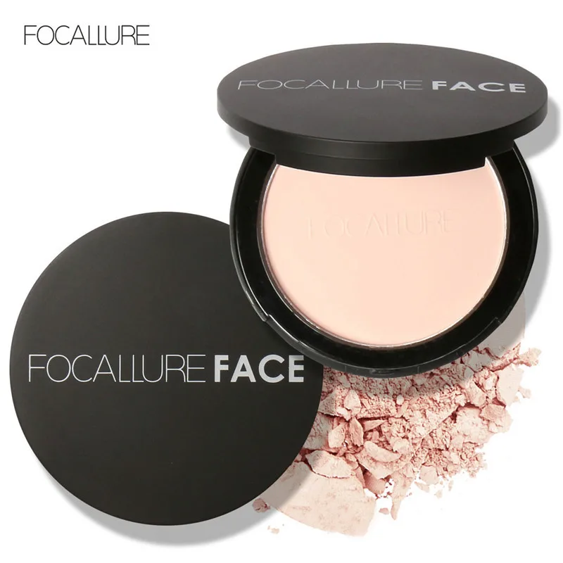 

Focallure 2 Mineral Pressed Powder Palette Waterproof Face Contour Concealer Matte Powder Nude Compact Powder Make up Cosmetics