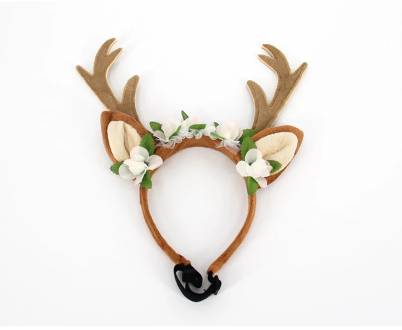 Pet Hair Band Christmas Elk Head Hoop Hair Accessories for Cats Dogs Christmas Decoration for Pets Good Quality