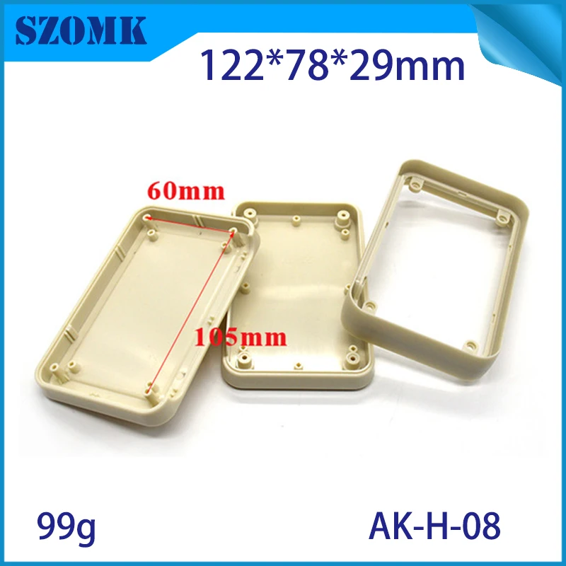 szomk handheld plastic enclosure for electronics plastic case remote control box instrument enclosure shell plastic housing device box (7)