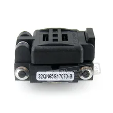Plastronics 32qn65s17070 IC сжечь в Тесты гнездо адаптера 0.65 мм Шаг QFN32 mlp32 MLF32 Вышивка Крестом Пакет