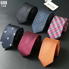 Галстук Классический галстук с рисунком «Шотландка» мужской галстук формальные полиэстер шеи галстук 7 см Тонкий Для мужчин галстуки Тканые ручной работы Бизнес встреча аксессуары