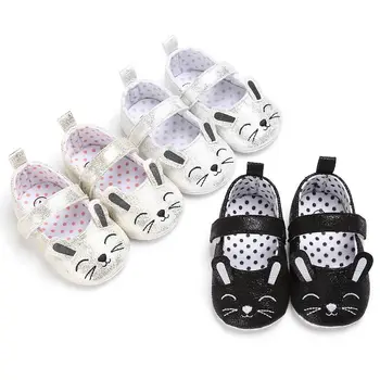 

0-18M Baby Girl kids Soft Sole UP Leather Shoes Anti-slip Prewalker First Walking shoes