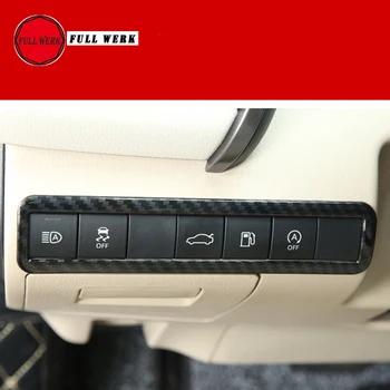 

1pc ABS Chrome Car Master Side Control Switch Controller Panel Trim for Camry 2018 Lamp Decoration Strip Frame Cover