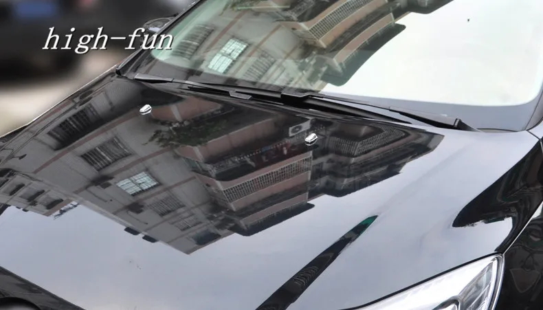 2 шт. ABS Chrome Омыватель стеклоочистителей распыления воды сопла Заглушки для Ford Focus 3 MK3 2012 2013