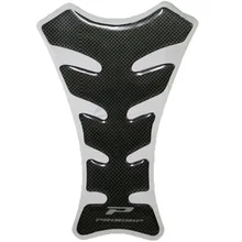 Motorbike Motorcycle Oil Tank Sticker Pad Gas Protector Decal For Honda Yamaha Kawasaki Suzuki Carbon Fiber L