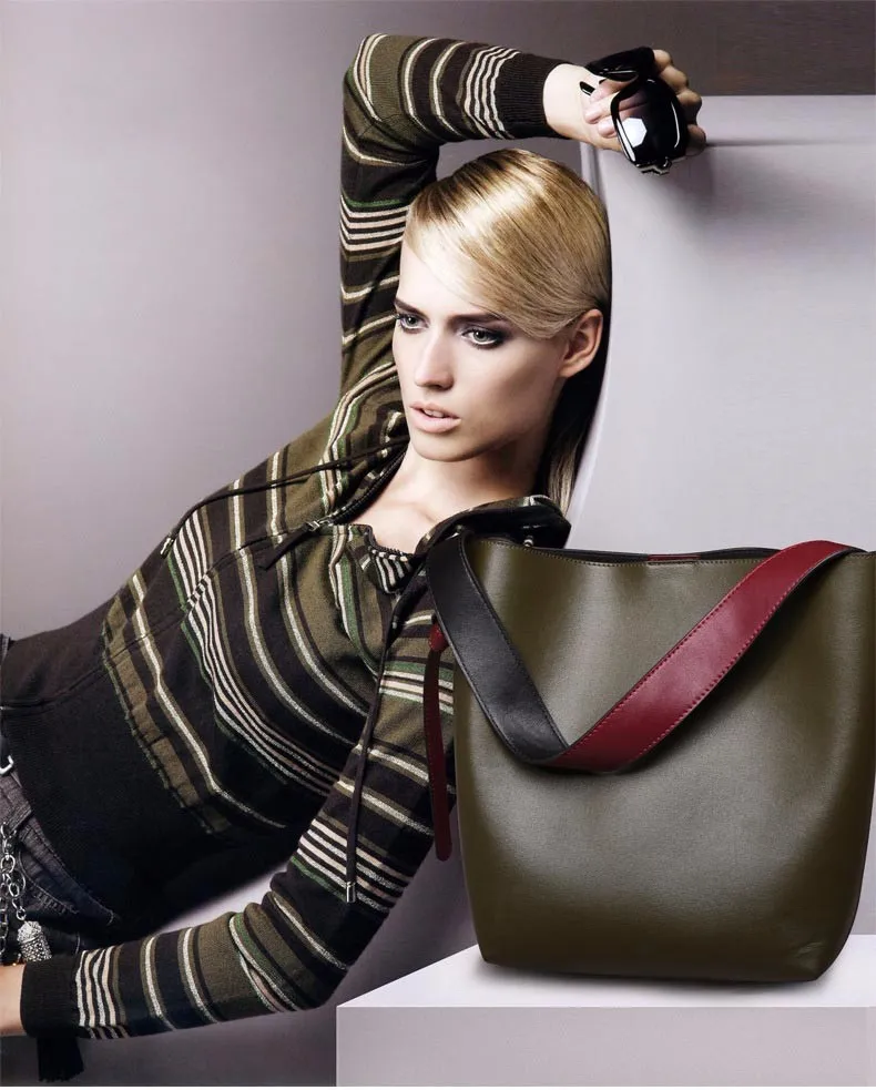 Большая сумка-мешок из натуральной кожи для женщин, роскошные кожаные женские сумки, кожаные женские сумки, дизайнерские высококачественные модные сумки