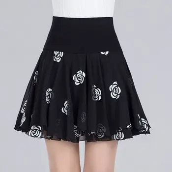 

2017 new half skirt female spring and summer high waist suit short skirt large size A word skirt