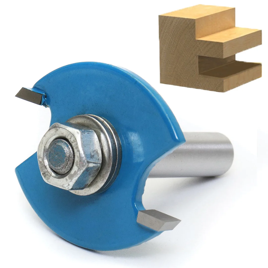 8mm ''T'' Type Shank Biscuit Cutter Joint Slot Slotting Woodwork Router Bit Tool
