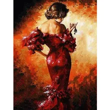 Блестящая задняя краска ручной работы высокое качество холст Красивая краска ing по номерам Сюрприз подарок большое удовлетворение