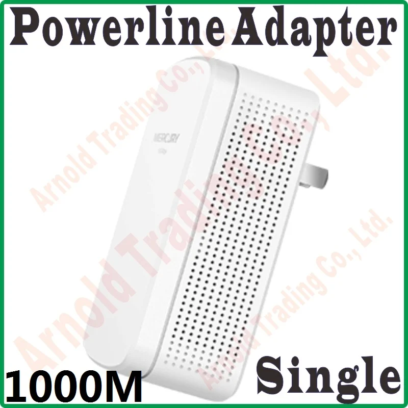 Single, RJ45 Gigabit 1000 Мбит/с powerline сетевой адаптер, AV1000 Ethernet ПЛК адаптер Wi-Fi маршрутизатор партнер, IPTV, Homeplug AV2