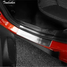 Tonlinker 4 шт., автомобильный Стайлинг из нержавеющей стали, наружный порог изделия с логотипом наклейки для FROD Ecosport 2013 Аксессуары