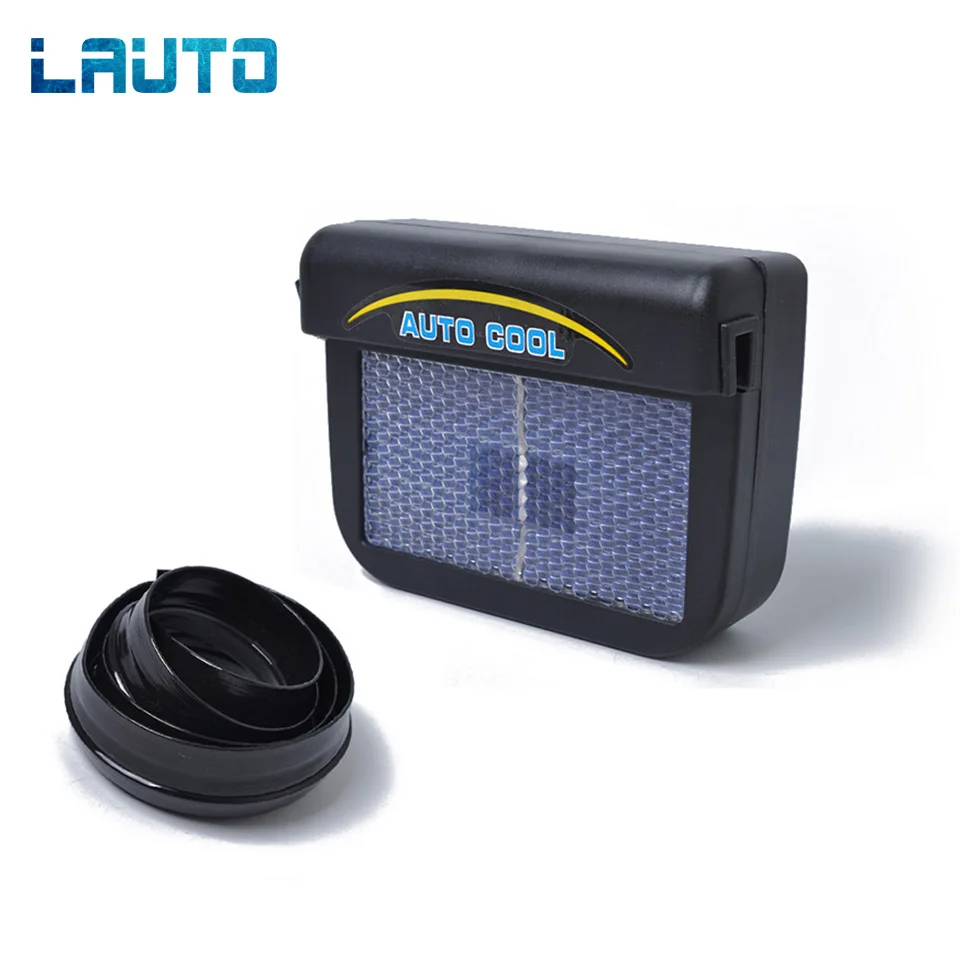 

Solar Power Car Style Radiator Fan Car New Solar Power Auto Fan Ventilating fan Air Vent Solar Car Exhaust Fan