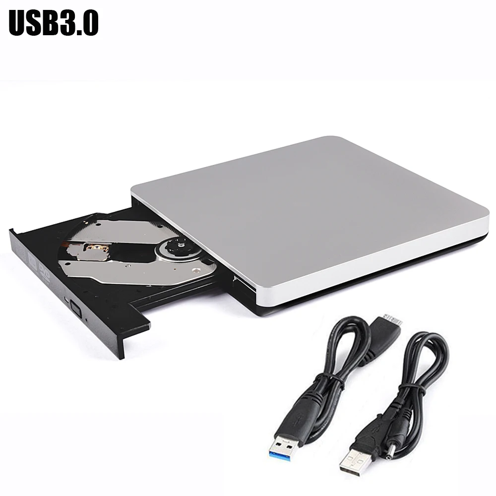 Ultra Slim Внешний USB 3,0 High Скорость CD-RW DVD-RW супер проигрыватель дисков Писатель горелки для hp ASUS Dell, Samsung lenovo, PC ноутбук