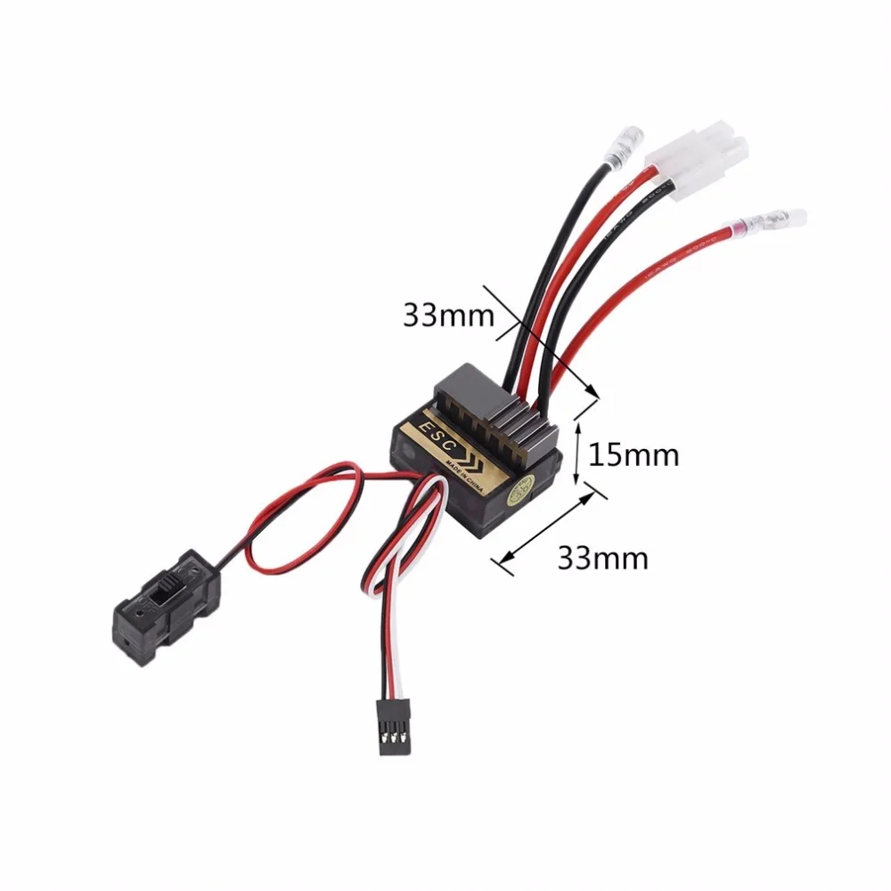 

NiMH 4.8 - 7.2V 320A Brushed Electric Speed Controller Brush ESC For RC Car boart 1/8 1/10 Truck Buggy