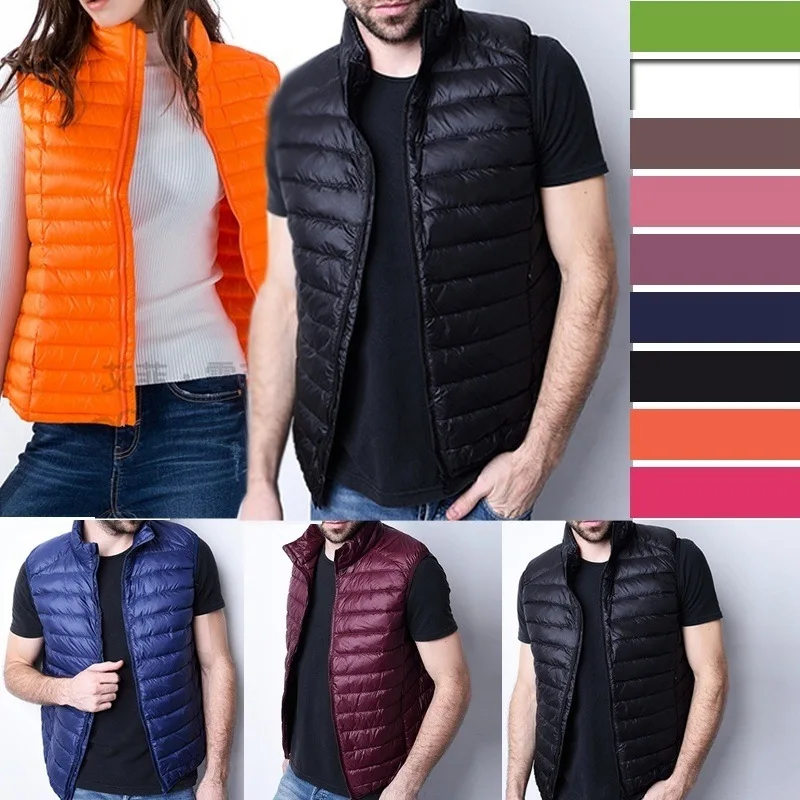 Kopen Winter Vrouwen Down Vest Mode Vrouwelijke Mouwloze Vest Jas Warm Donsjack Plus Size Vrouwen Mouwloze Jassen Maat S XXXL