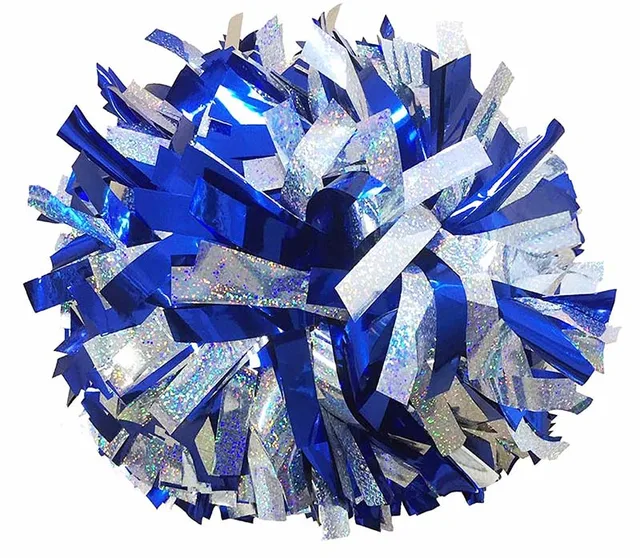 Buy Pom pom Cheerleader Cheerleading pom poms zebra/lazer/metallic/ holographic