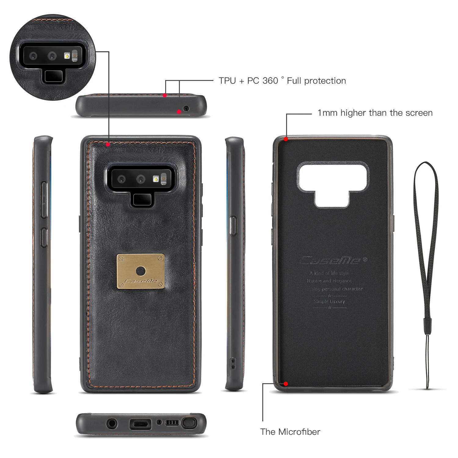 Чехол мне чехол для samsung Galaxy Note 9 8 Note10 S8 S9 S10 Plus E Ретро ремень захлестывающийся чехол-портмоне для телефона на магните съемный чехол s сумка