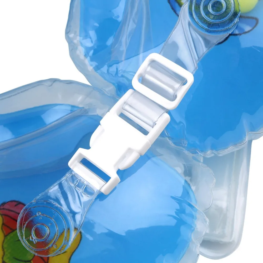 3pc Inflatable Circle Infant Adjustable Swimming Neck Baby Swim Ring Float Ring Safety Double Protecting Baby Swim Accessories