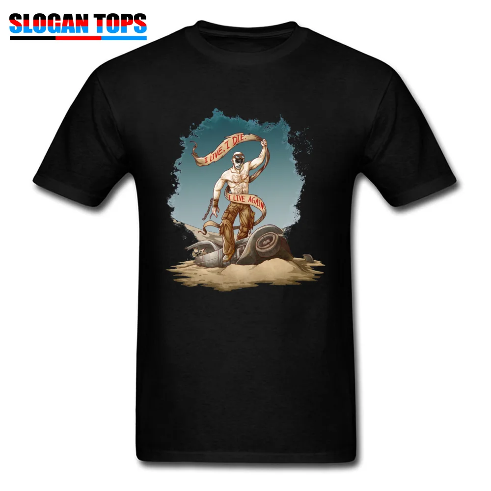 Mad Max Witness Me 13839 100% Cotton Tops & Tees for Men Summer T-shirts Group Designer Round Neck Clothing Shirt Short Sleeve Mad Max Witness Me 13839 black