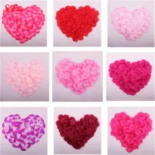 1000 шт., свадебные лепестки, искусственные шелковые лепестки роз, цветы, свадебные, для душа, Petalas, прохода, Декор, конфетти Petalos 7Z