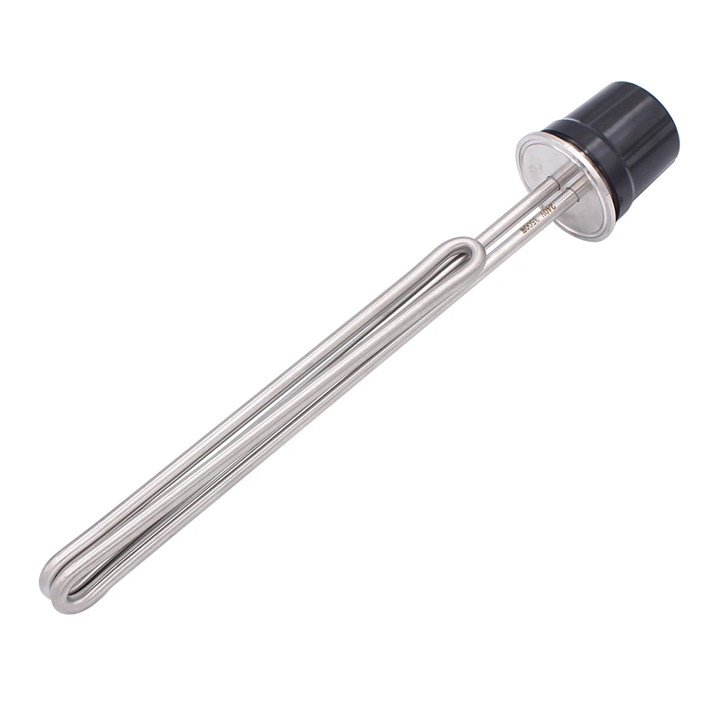 DERNORD 2" Tri-clamp 240V 3.5KW Electric Water Heater Fold back Type Immersion Heating Element
